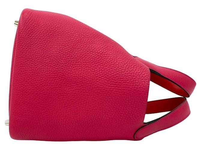 Borsa Hermès Picotin Lock PM in rosa - vista 6