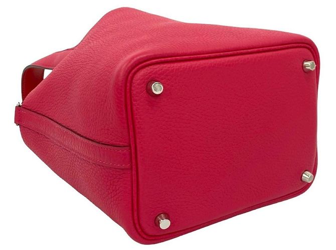 Borsa Hermès Picotin Lock PM in rosa - vista 7