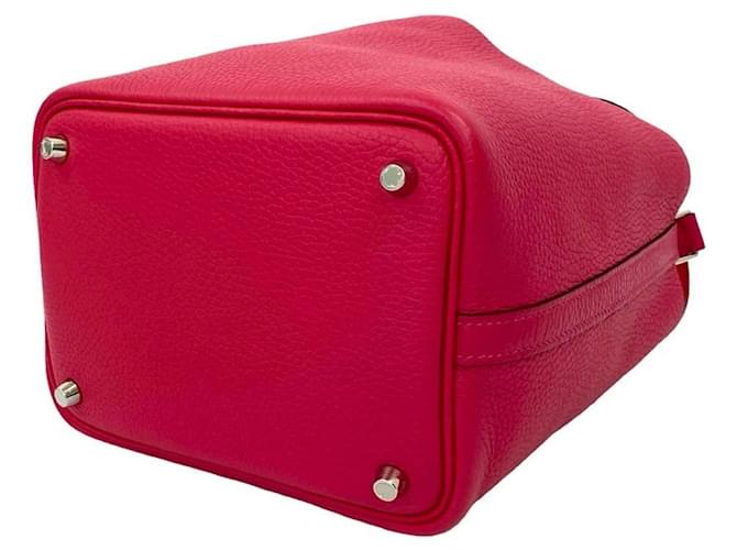 Borsa Hermès Picotin Lock PM in rosa - vista 8