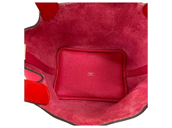 Borsa Hermès Picotin Lock PM in rosa - vista 9