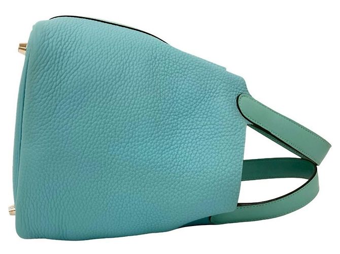 Bolso Hermès Picotin Lock PM en azul claro - vista 6