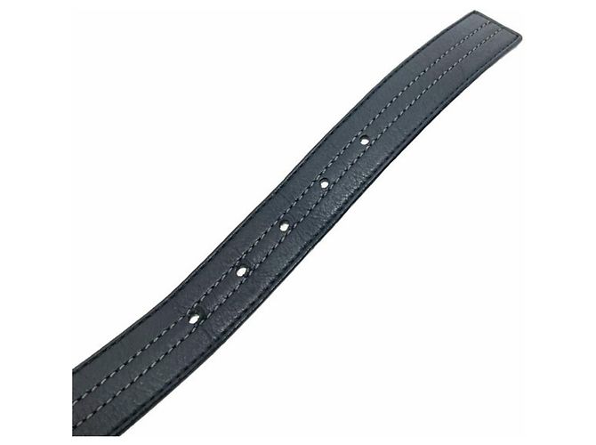 Bulgari Cintura in pelle nera da uomo Bvlgari Nero - vista 6