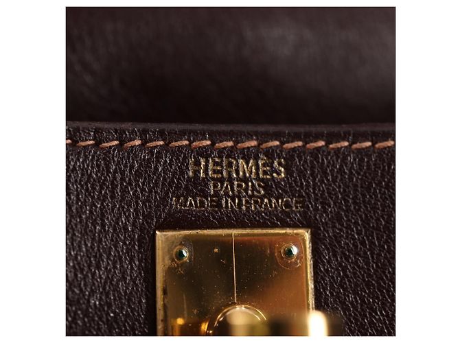 Hermès Zaino Hermes Kelly Ado Gulliver 20 Marrone - vista 6