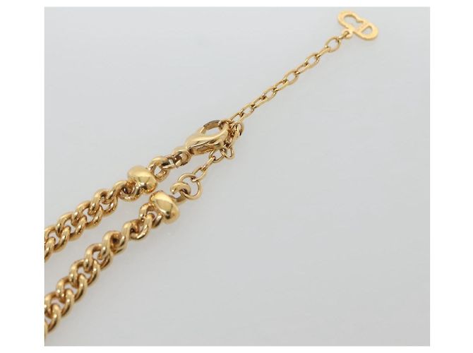 Collana Pendente CD Christian Dior Placcata Oro - vista 5