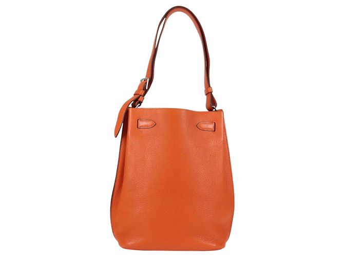 Hermès So Kelly taurillon Naranja - Ansicht 2