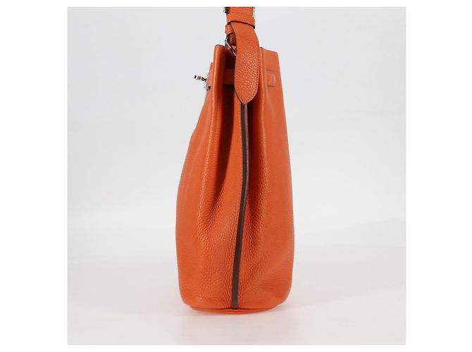 Hermès So Kelly taurillon Naranja - Ansicht 3