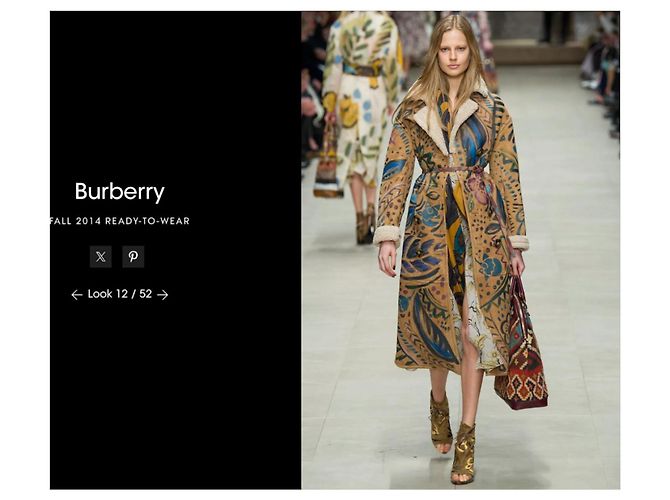 Desfile de moda Burberry Otoño 2014 Multicolor - vista 15
