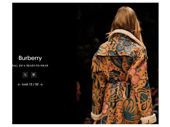 Desfile de moda Burberry Otoño 2014 Multicolor - vista 16