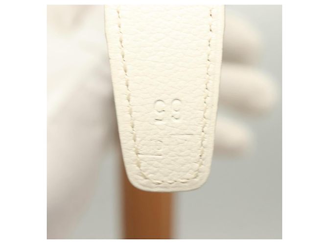 Hermès Hermes Constance Belt Leather Medium White - view 6