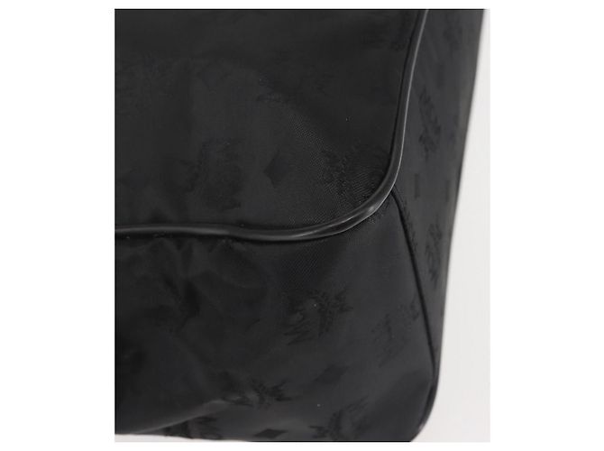 Borsa tote in PVC nero e oro MCM Logogram Vicetos Chain Auth bs29106 D'oro - vista 11