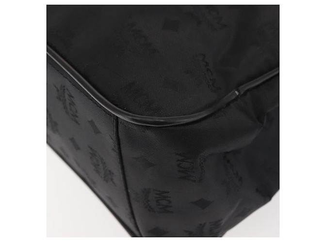 Borsa tote in PVC nero e oro MCM Logogram Vicetos Chain Auth bs29106 D'oro - vista 12