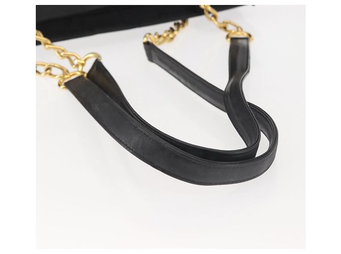 Borsa tote in PVC nero e oro MCM Logogram Vicetos Chain Auth bs29106 D'oro - vista 7