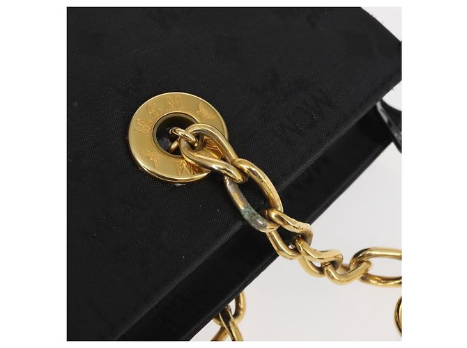Borsa tote in PVC nero e oro MCM Logogram Vicetos Chain Auth bs29106 D'oro - vista 8