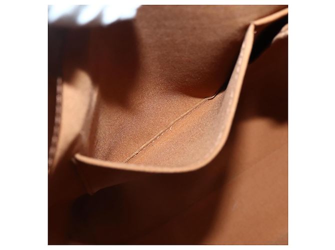 LOUIS VUITTON Monogram Vernis Reade MM Borsa a Mano Bronzo M91143 LV Auth BA5767 - vista 12