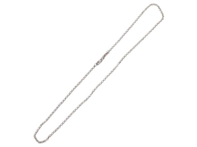 Colar Roll Chain Chrome Hearts Ag925 Prata Auth 134925M - vista 2