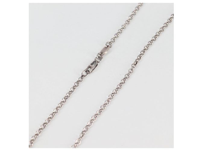 Colar Roll Chain Chrome Hearts Ag925 Prata Auth 134925M - vista 4