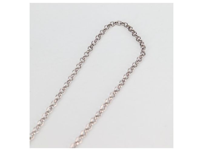 Colar Roll Chain Chrome Hearts Ag925 Prata Auth 134925M - vista 5