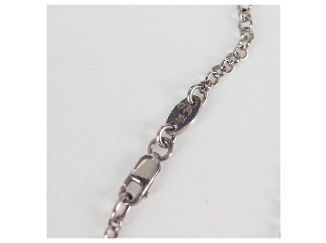 Colar Roll Chain Chrome Hearts Ag925 Prata Auth 134925M - vista 6