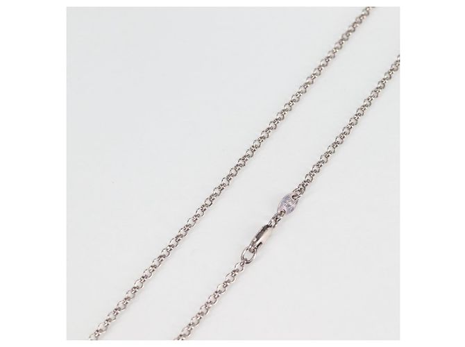 Colar Roll Chain Chrome Hearts Ag925 Prata Auth 134925M - vista 9