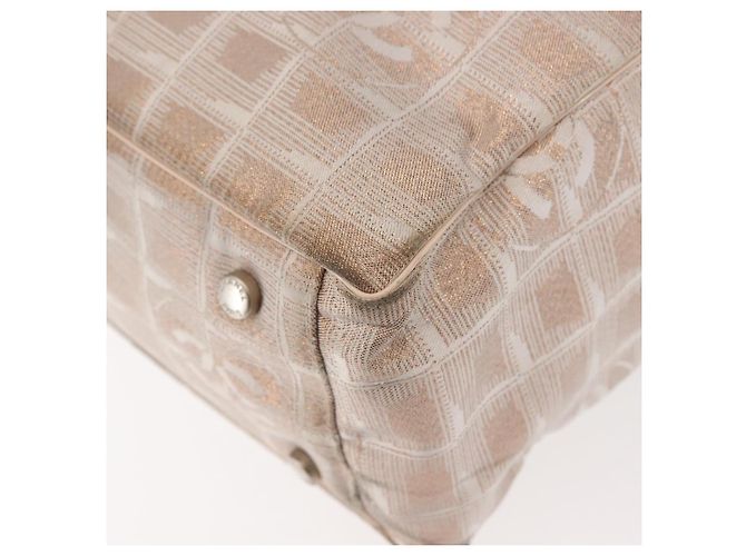 CHANEL Neue Reisetasche aus Canvas Pink CC Auth BA5609 - Ansicht 12