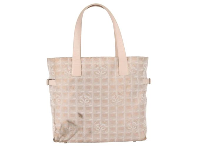 CHANEL Neue Reisetasche aus Canvas Pink CC Auth BA5609 - Ansicht 2