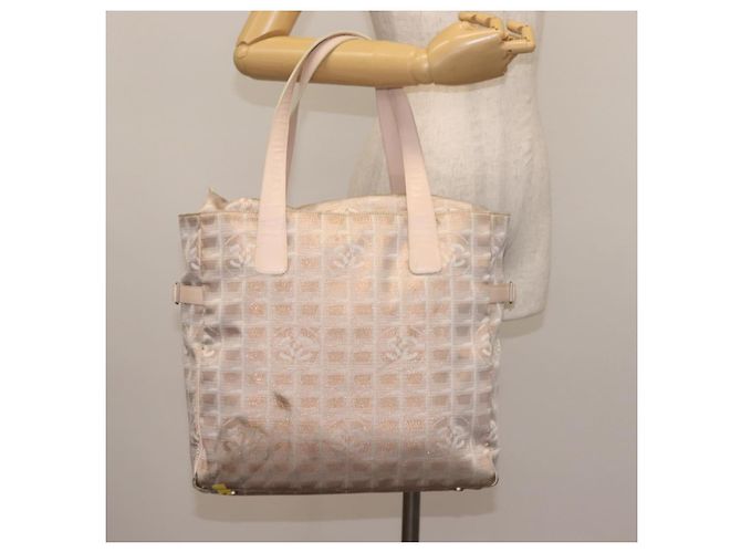 CHANEL Neue Reisetasche aus Canvas Pink CC Auth BA5609 - Ansicht 23