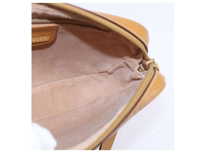 Gucci Borsa a Spalla Micro GG Supreme PVC Beige Oro 007 56 0095 Auth BA5899 D'oro - vista 16