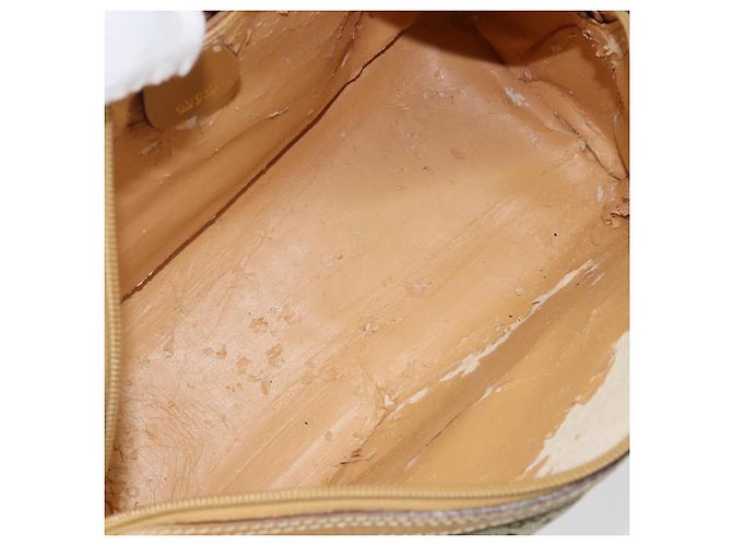 Borsa Boston GG Canvas Gucci Beige Oro Auth bs29152 D'oro - vista 16