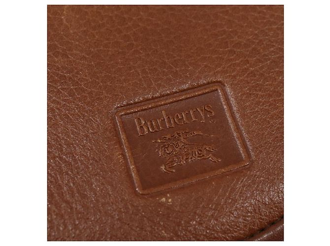 Autre Marque Borsa a Spalla Burberrys in Pelle Marrone Oro Auth BA5835 D'oro - vista 10