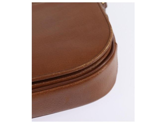 Autre Marque Borsa a Spalla Burberrys in Pelle Marrone Oro Auth BA5835 D'oro - vista 16