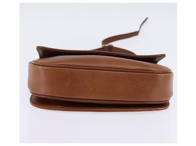 Autre Marque Borsa a Spalla Burberrys in Pelle Marrone Oro Auth BA5835 D'oro - vista 5