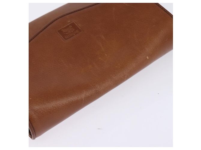 Autre Marque Borsa a Spalla Burberrys in Pelle Marrone Oro Auth BA5835 D'oro - vista 6