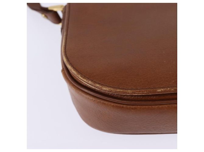 Autre Marque Borsa a Spalla Burberrys in Pelle Marrone Oro Auth BA5835 D'oro - vista 9