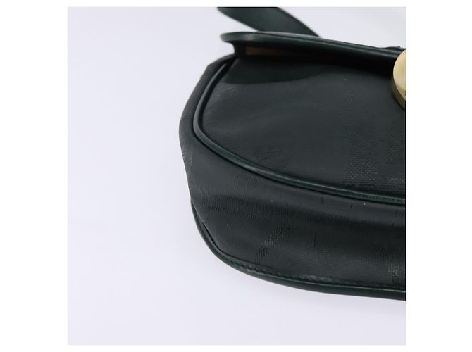 Borsa a Spalla in Tela Trotter Christian Dior Verde Oro Auth BA5713 D'oro - vista 10