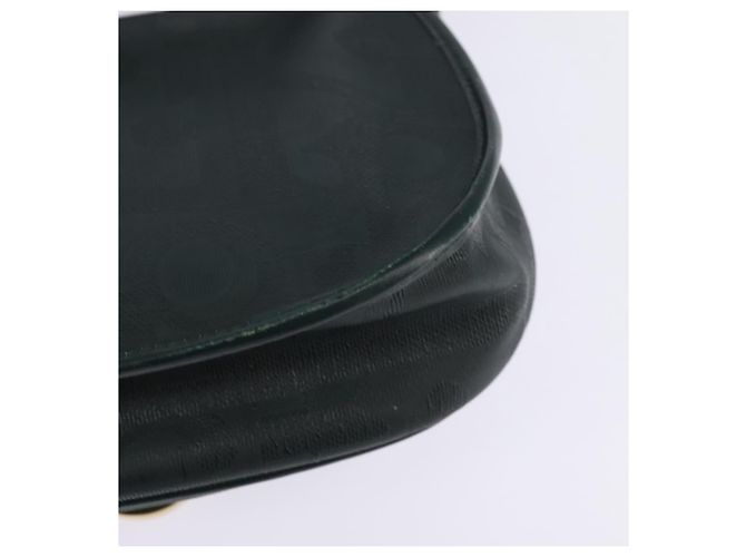 Borsa a Spalla in Tela Trotter Christian Dior Verde Oro Auth BA5713 D'oro - vista 13