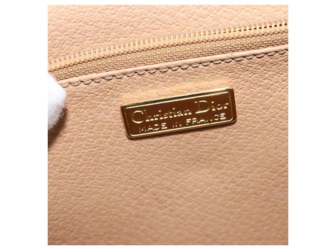 Borsa a Spalla in Tela Trotter Christian Dior Verde Oro Auth BA5713 D'oro - vista 16