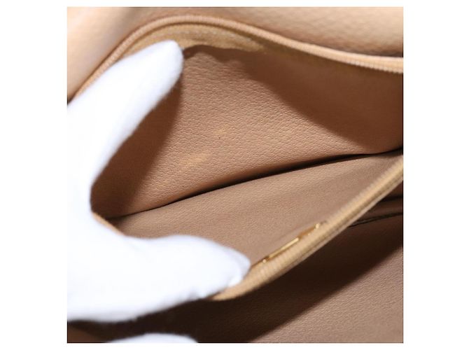 Borsa a Spalla in Tela Trotter Christian Dior Verde Oro Auth BA5713 D'oro - vista 20