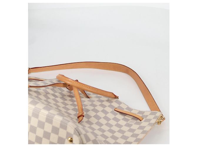 LOUIS VUITTON Borsa a Mano Giroratta Damier Azur N41579 LV Auth 135293M - vista 15