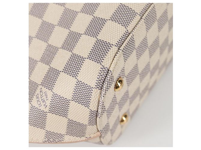 LOUIS VUITTON Borsa a Mano Giroratta Damier Azur N41579 LV Auth 135293M - vista 16