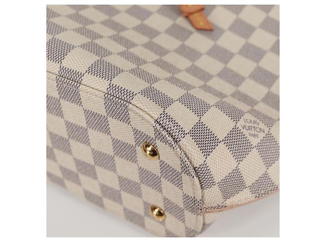 LOUIS VUITTON Borsa a Mano Giroratta Damier Azur N41579 LV Auth 135293M - vista 17
