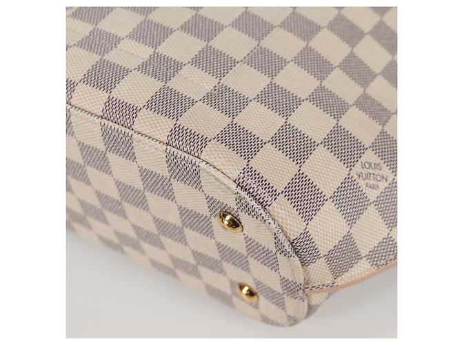 LOUIS VUITTON Borsa a Mano Giroratta Damier Azur N41579 LV Auth 135293M - vista 19