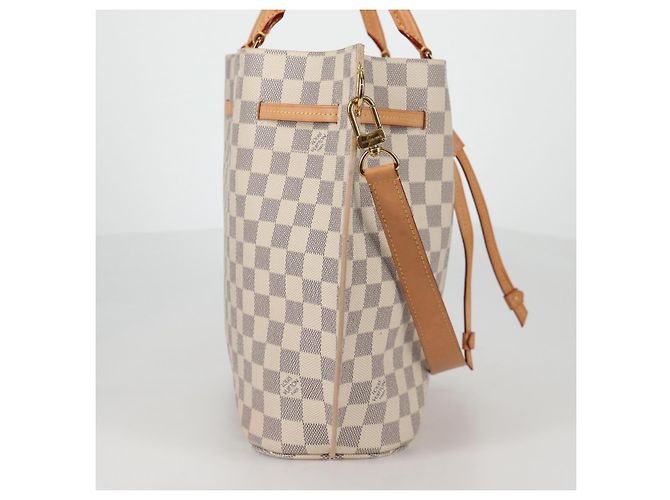 LOUIS VUITTON Borsa a Mano Giroratta Damier Azur N41579 LV Auth 135293M - vista 4