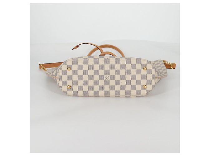 LOUIS VUITTON Borsa a Mano Giroratta Damier Azur N41579 LV Auth 135293M - vista 5