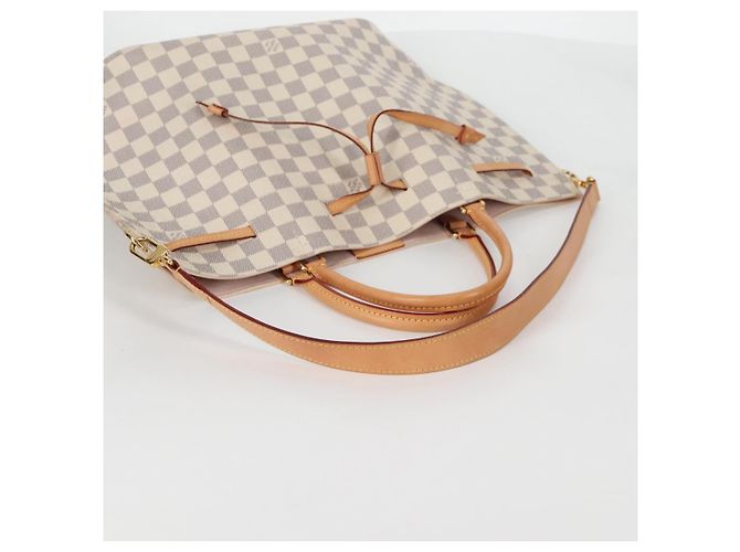 LOUIS VUITTON Borsa a Mano Giroratta Damier Azur N41579 LV Auth 135293M - vista 8