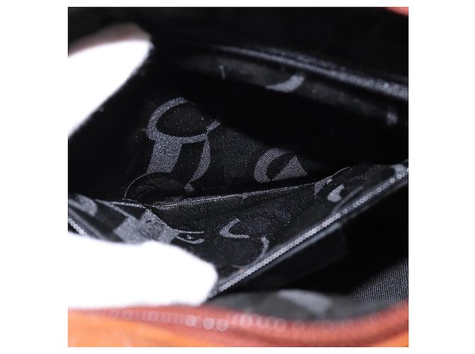 Borsa a Spalla Vala in Pelle Marrone Oro Auth BA5869 di Salvatore Ferragamo D'oro - vista 19