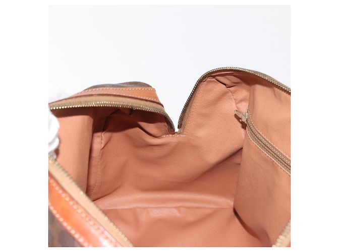 Céline Borsa Boston in tela Macadam CELINE PVC marrone oro Auth SW1520 D'oro - vista 20