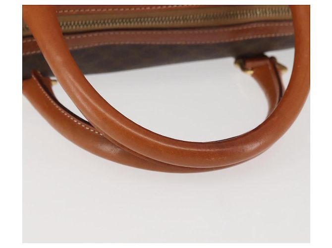 Céline Borsa Boston in tela Macadam CELINE PVC marrone oro Auth SW1520 D'oro - vista 7