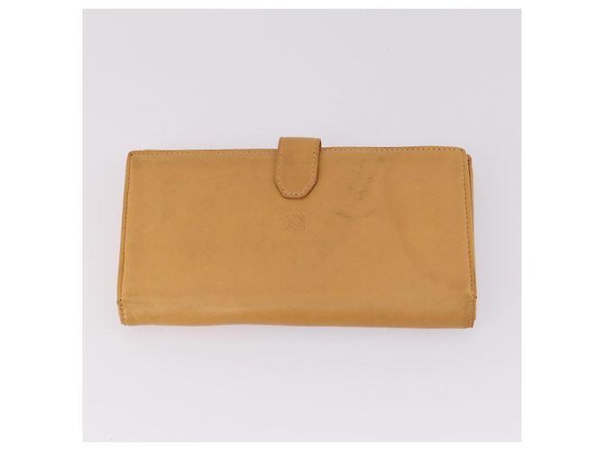 Portafoglio Anagram LOEWE Pelle 4Set Marrone Nero Beige Auth bs29140 - vista 19
