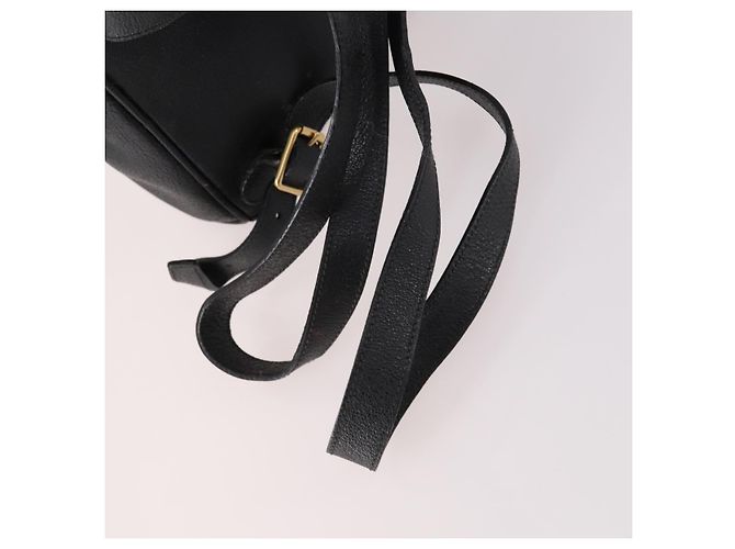 Zaino in suede nero e oro Gucci Bamboo 003 2058 0030 Auth ep10853 D'oro - vista 9