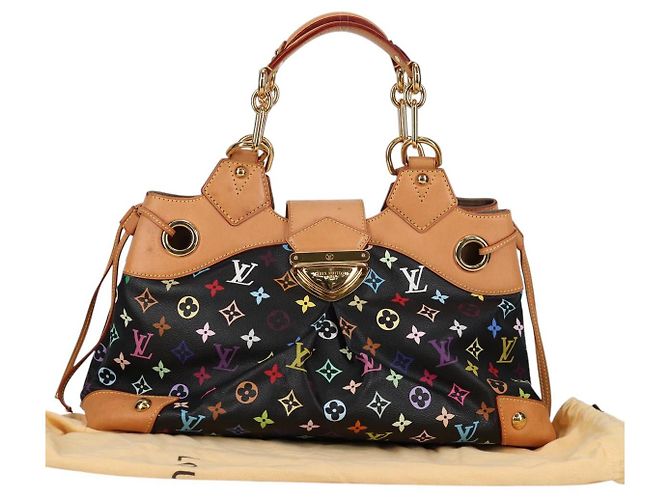 LOUIS VUITTON Monogram Multicolor Ursula Tote Bag Schwarz M40124 LV Auth 138074V - Ansicht 12